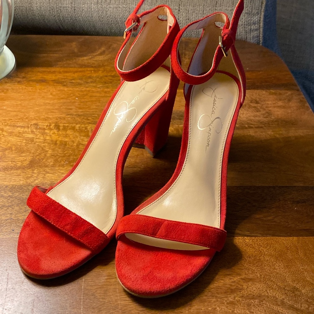 Jessica Simpson Brand Red Shoes Size 7